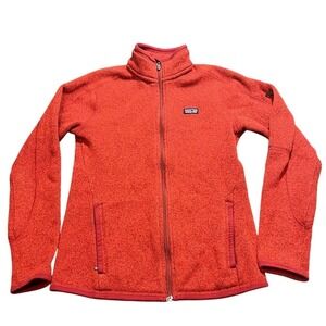 Patagonia Better Sweater Full Zip Womens Size Small Red Warm Outdoors Hiking